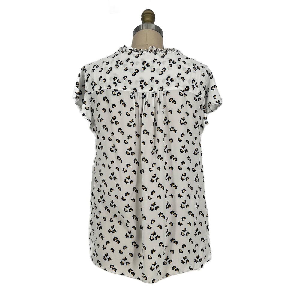 Boden Angelica Top Womens sz UK 10 US 6 Ruffle Tie Neck Blouse - Picture 9 of 16